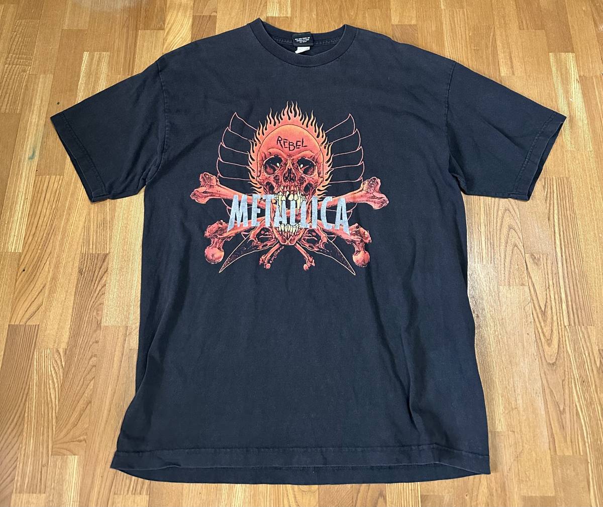 90's vintage METALLICA PUSHEAD Tシャツ ヴィンテージ オリジナル 90年代 当時物 古着 大きいサイズ USA製