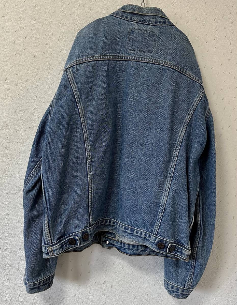 希少 90's vintage euro Levi's 70503 オーバーサイズ デニムジャケット ヴィンテージ オリジナル 90年製 古着 made in TUNISIA_画像2