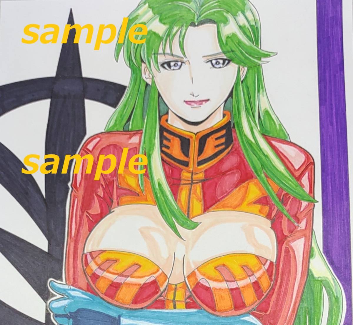  illustration including in a package OK Mobile Suit Gundam 0083 Star dust * memory Cima *gala is u same person hand-drawn illustrations / Fan Art GUNDAM