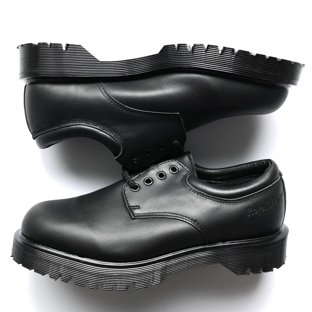 【新品】Dr.Martens for ROYAL MAIL ポストマンシューズ ドクターマーチン ロイヤルメール 黒 ブラック MADE IN ENGLAND UK7.0_画像1