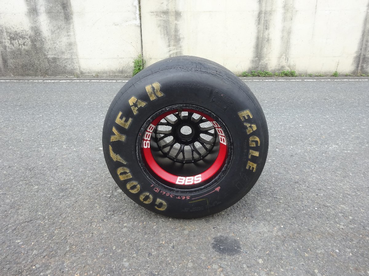 BBS　F1？　ホイール　タイヤサイズ：26.0×15.0-13　GOODYEAR/グッドイヤー　オブジェなどに～♪　引取OK♪_画像2