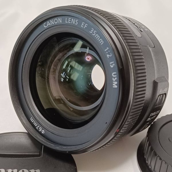 使用感激少の特上品 Canon 単焦点レンズ EF35mm F2 IS USM フルサイズ