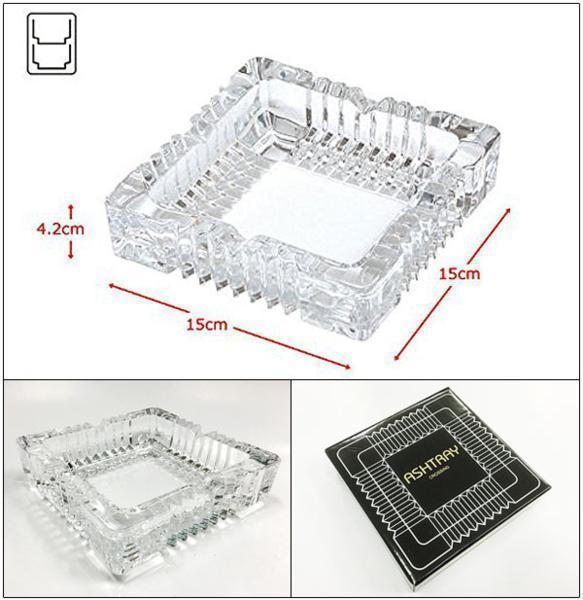 送料無料 卓上灰皿 日本製 ガラス製/クロッシング（小）　東洋佐々木ガラス P-26414-JANｘ１０個セット/卸_画像8