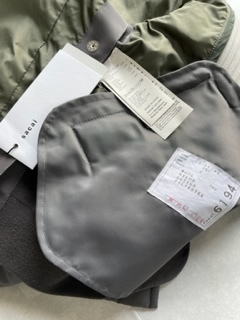 Sacai　日本完売商品　セーター　グレー　2サイズ　_画像7