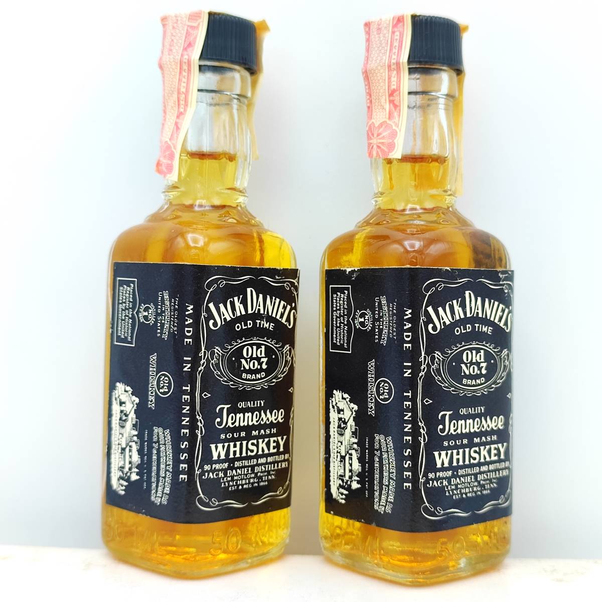 JACK DANIEL'S OLD TIME Old No 7 BRAND TIN BOX 各45度 各50ml JACK DANIEL'S OLD TIME Old No 7 BRAND TIN BOX 各45度 各50ml