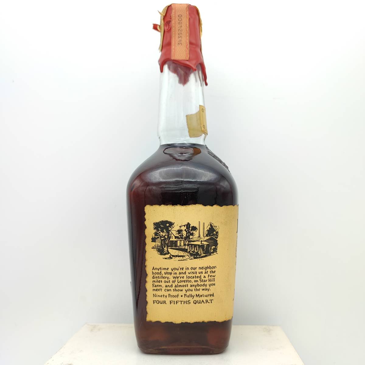 【全国送料無料】特級 Maker's Mark Old Style Sour Mash KENTUCKY STRAIGHT BOURBON WHISKY　45度　760ml【STAR HILL DISTILLING co..】