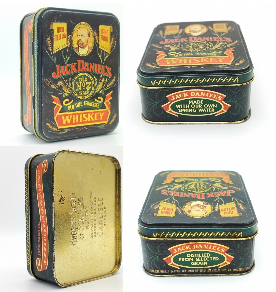 JACK DANIEL'S OLD TIME Old No 7 BRAND TIN BOX 各45度 各50ml JACK DANIEL'S OLD TIME Old No 7 BRAND TIN BOX 各45度 各50ml