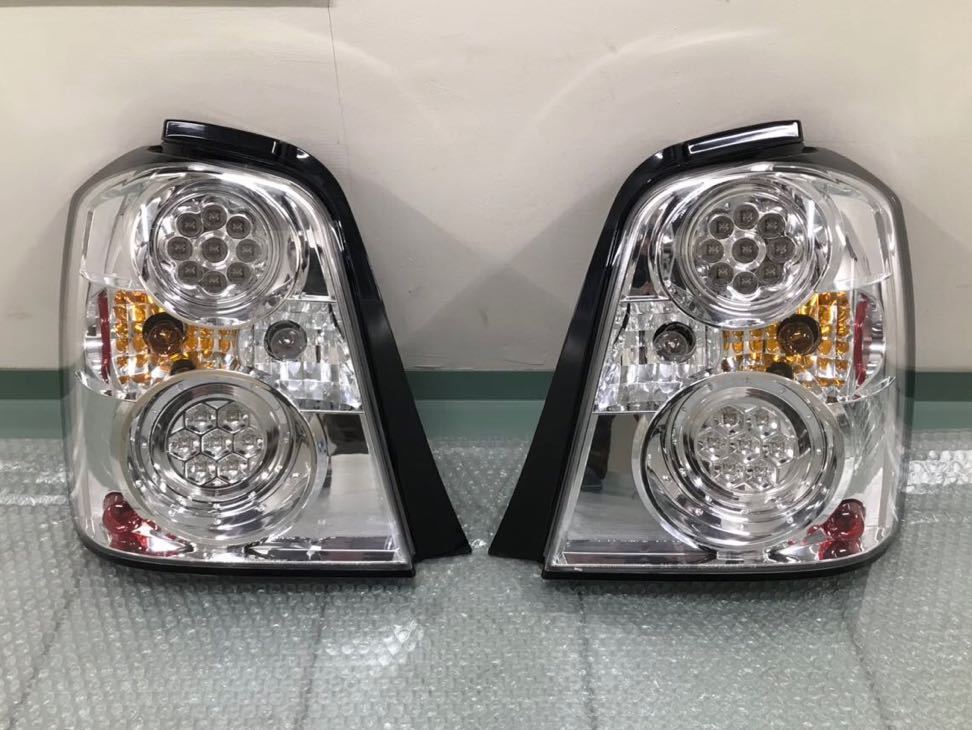 希少 トヨタ クルーガー JUNYAN LED テールランプ クリア 左右セット