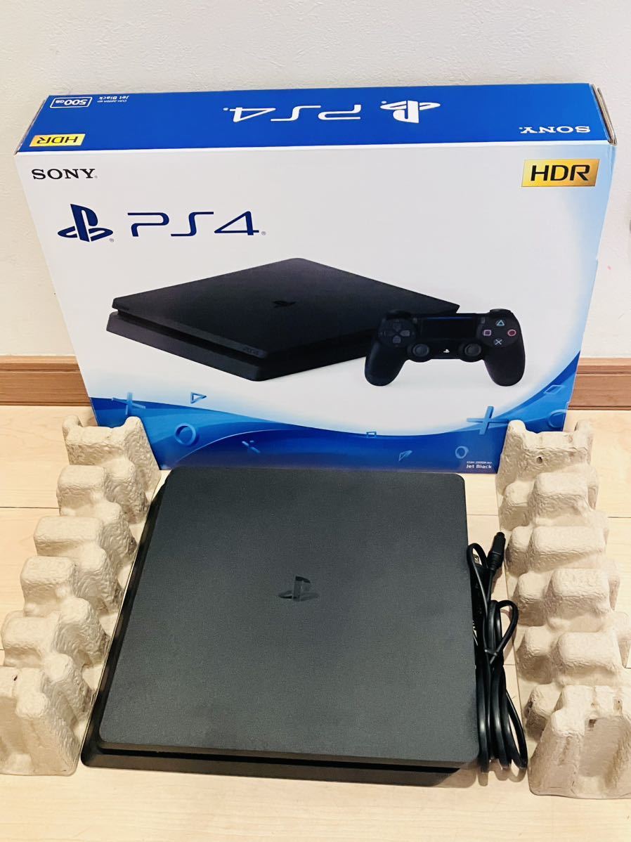 本体無傷 美品 プレステ4 SONY PS4 PlayStation4 Jet Black 500GB CUH