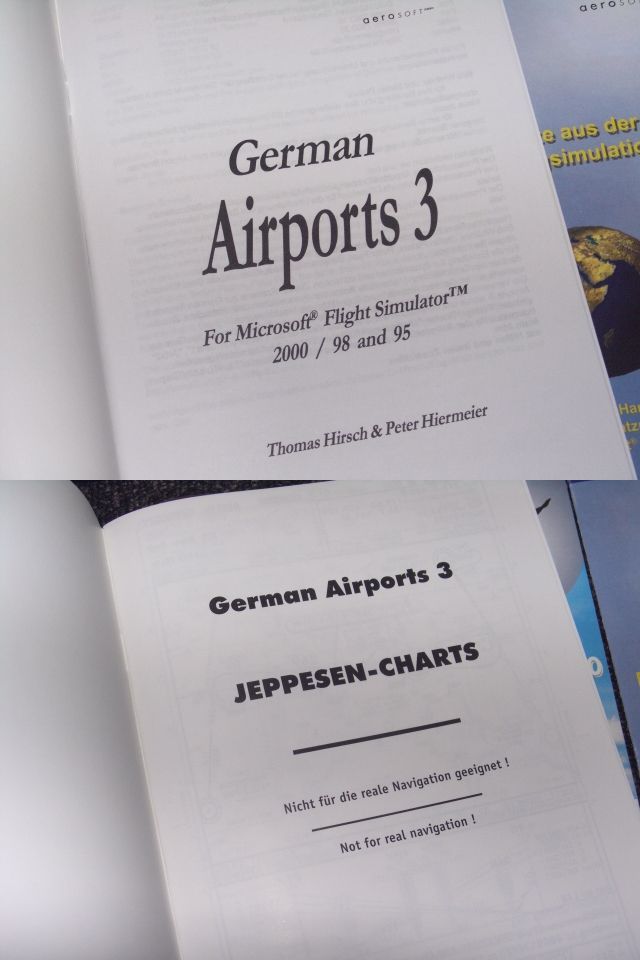 美品◆German Airports 3 Edition 2000 / aerosoft◆MS Flight Simulator 2000アドオン near mint_画像4