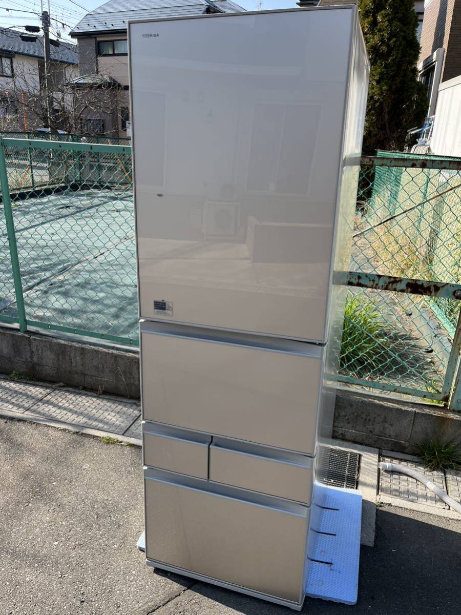 直接取引大歓迎 2018年製 TOSHIBA 東芝 5ドア 自動製氷機能付 冷凍