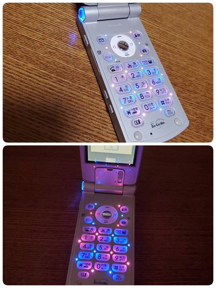 された ☆ドコモ☆LEDカスタム携帯☆FOMA P902i No,2 しくは