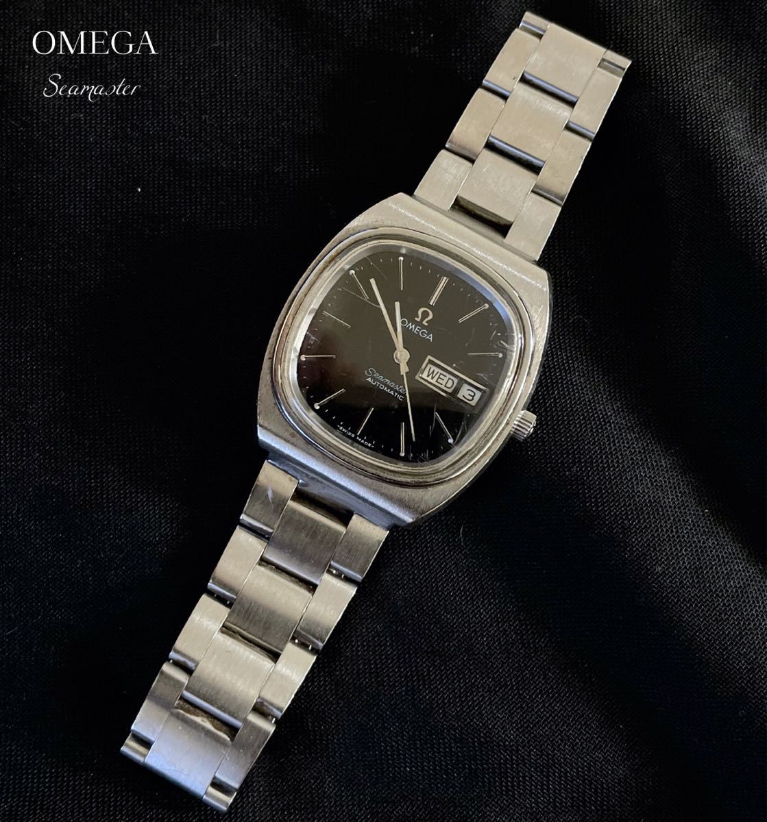 【HIB2】OMEGA オメガ ヴィンテージ シーマスター TVスクリーン 腕時計 稼働品 訳あり - 0