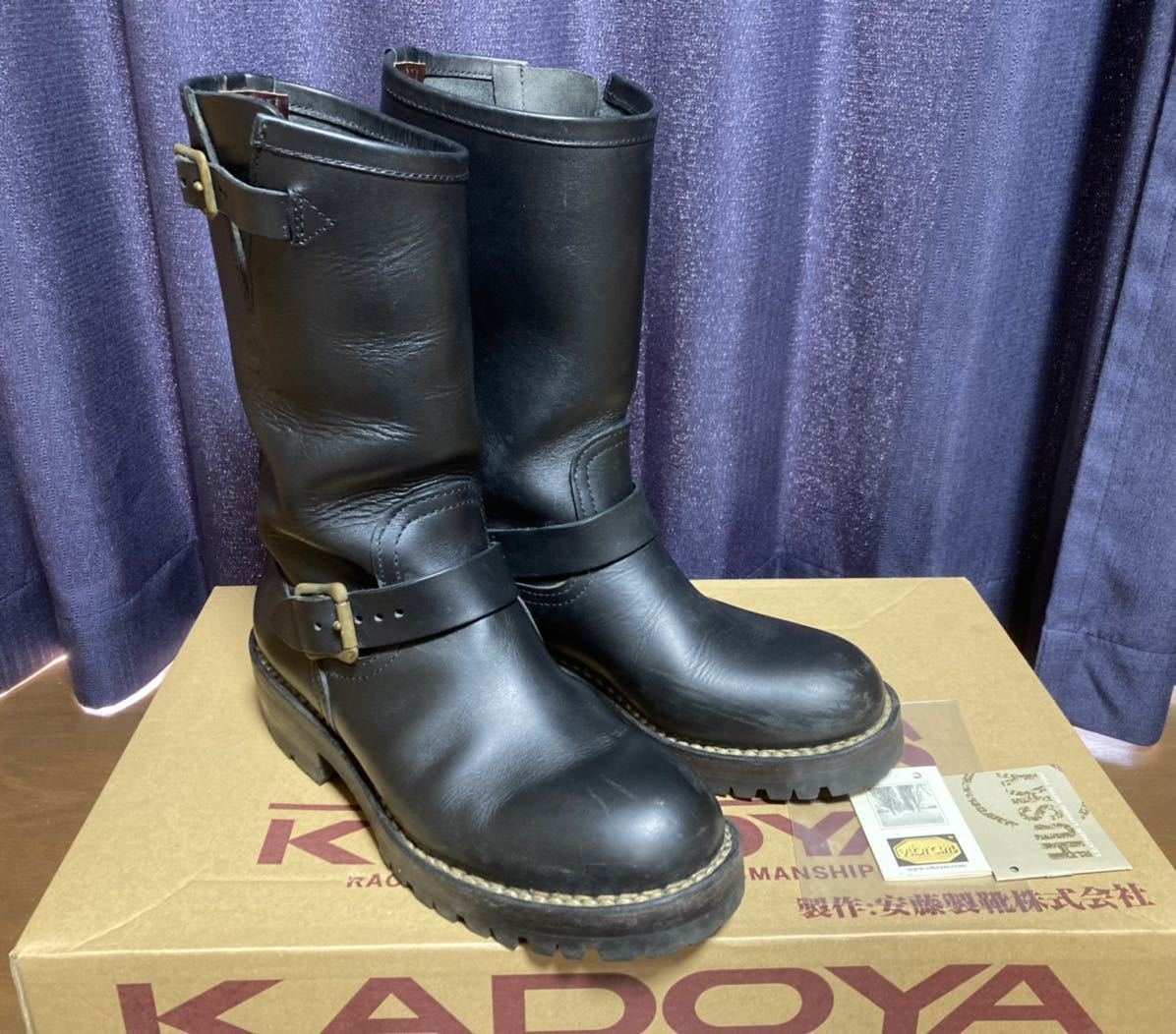 KADOYAカドヤ27cmエンジニアブーツBoots&Boots安藤製靴ライダース