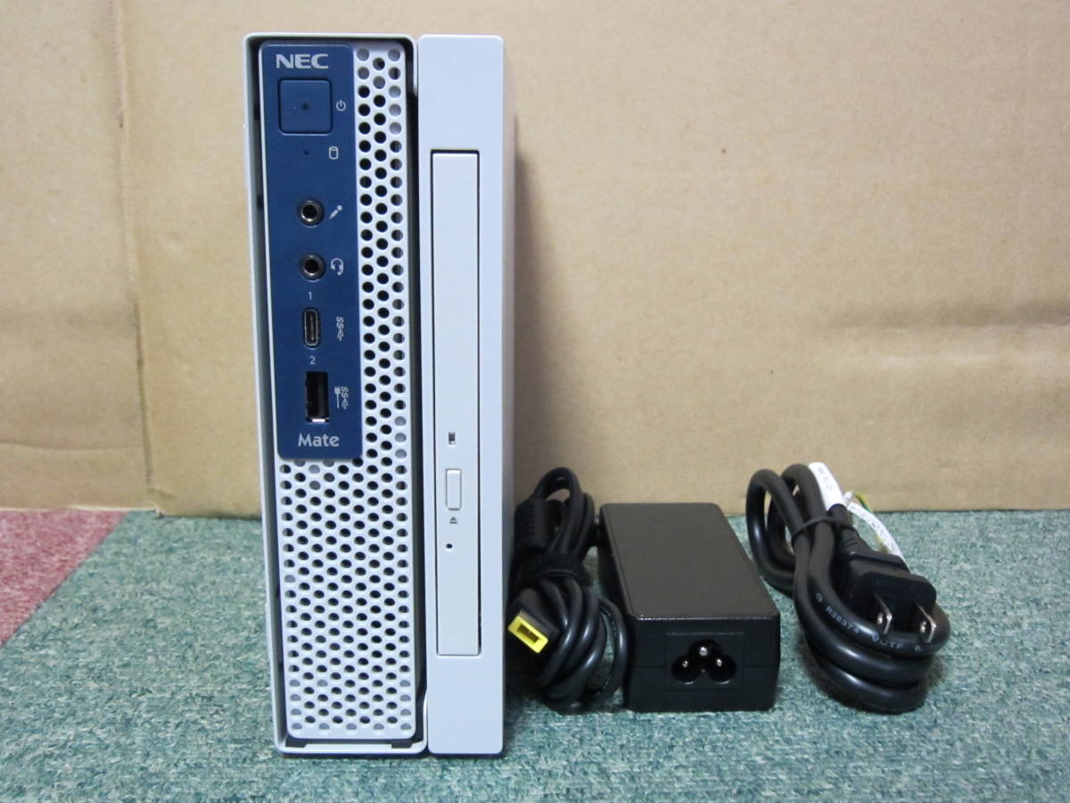 ④NEC Mate MKL31C-3 中古 Win10Pro/Core i3 8100T/8GB/500GB 小型PC