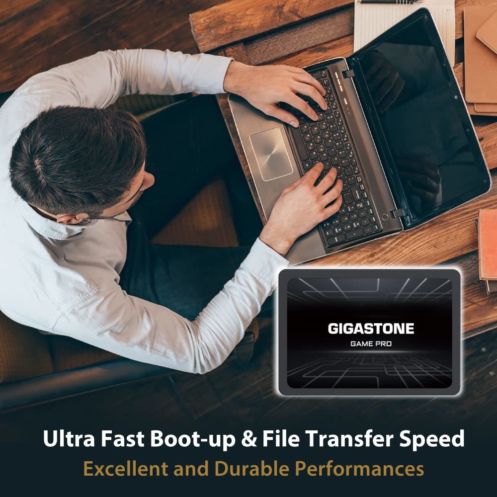 送料無料★Gigastone 内蔵SSD 3D NAND採用 7mm SATA III 6Gb/s (128GB)_画像4