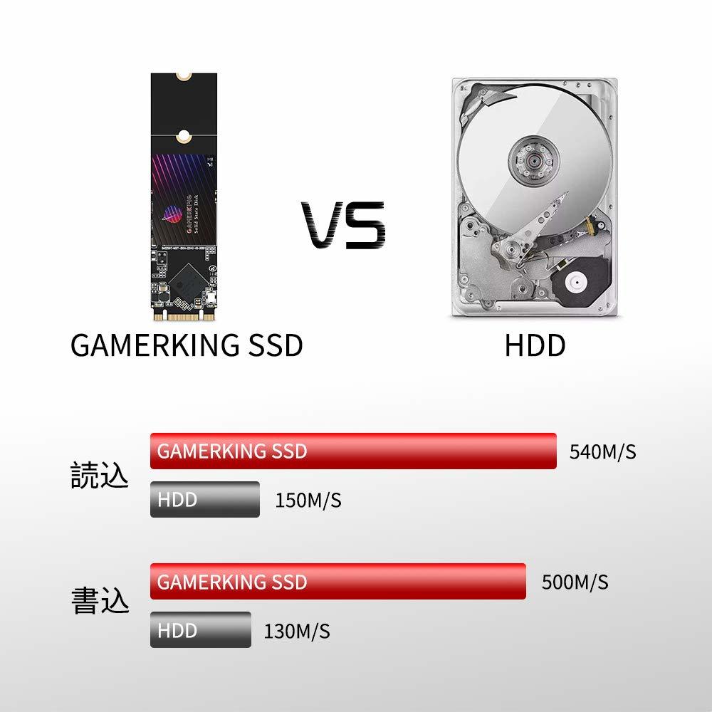 送料無料★GamerKing M.2内蔵型SSD SATA III 6Gb/s ハードドライブ (256GB M.2 2280)_画像5