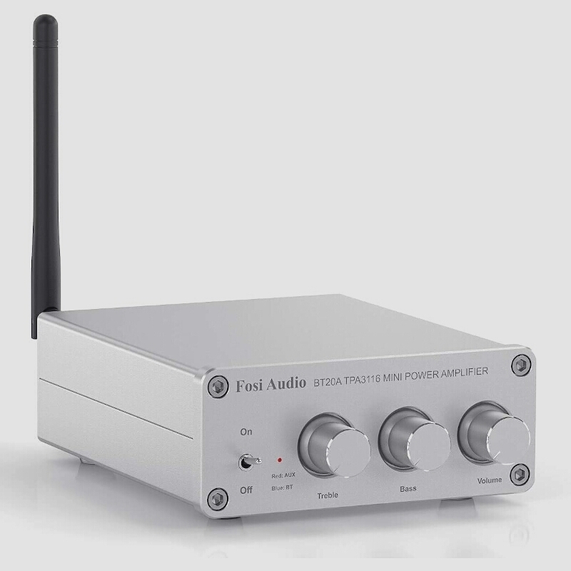 送料無料★Fosi Audio BT20A-S 200W Bluetooth5.0アンプ ステレオオーディオアンプ 2チャンネル_画像1