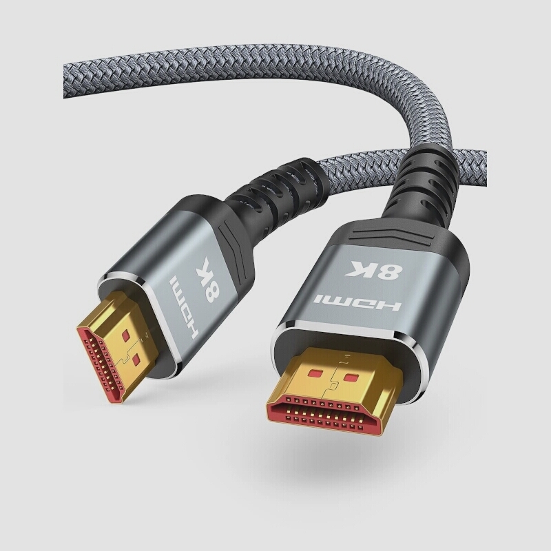 送料無料★8K HDMI ケーブル PS4 PS5対応 2.1 規格 8K@60Hz 4K@120Hz/144Hz (2M)_画像1