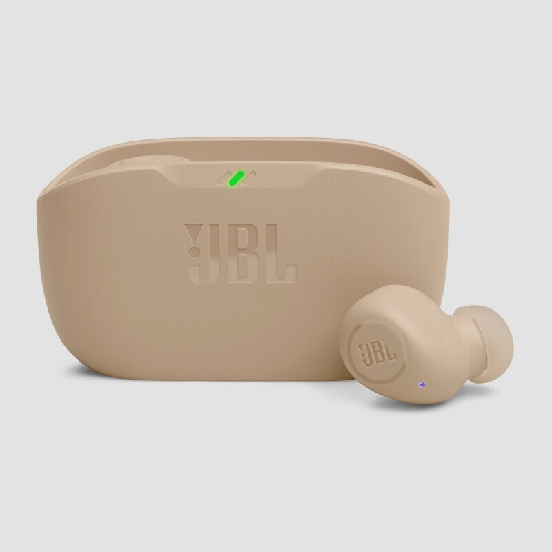 送料無料★JBL WAVE BUDS ワイヤレスイヤホン Bluetooth IP54防水防塵 USBタイプC (ベージュ)