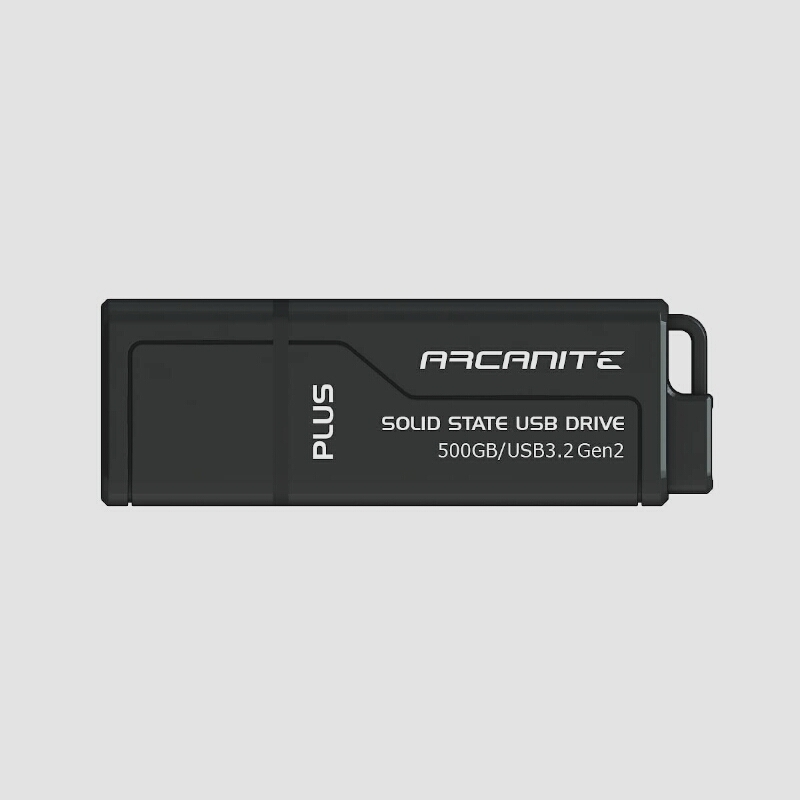 送料無料★ARCANITE PLUS 500GB 外付SSD USBメモリ USB3.2 Gen2 UASP