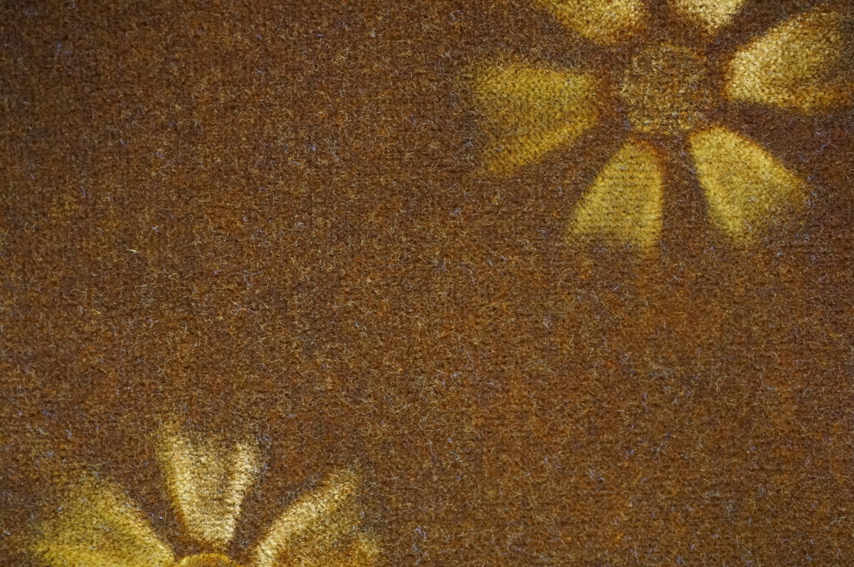  плюш "мокет" цветок Cosmos временный . занавески комплект ширина 2400mm× длина 800mm Gold двусторонний specification 