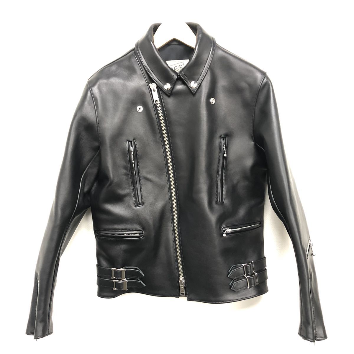 666 Leather Wear】666レザーウェア☆ダブルライダースジャケット