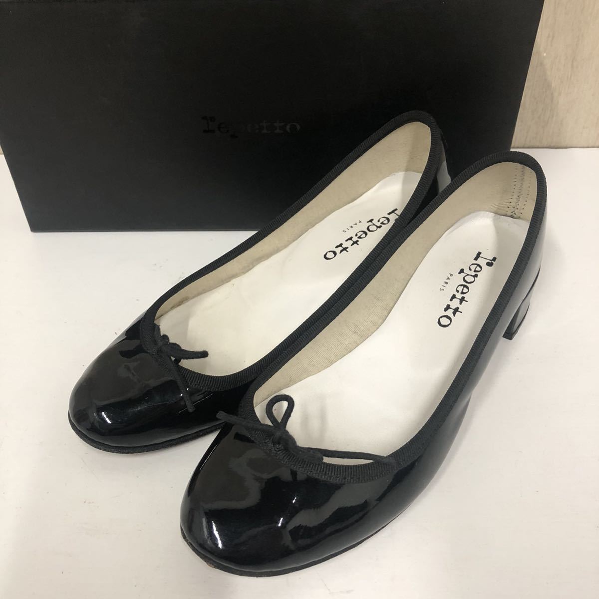箱付き☆【repetto】レペット☆バレエシューズ BALLERINE エナメル