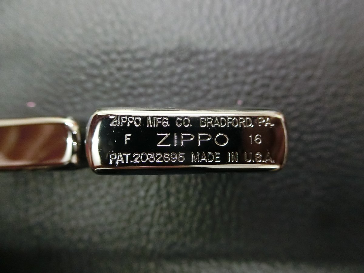 未使用 デッドストック ジッポー フラットトップヴィンテージ (ZIPPO 230 PLANETA WEEKS TRIAL) 2016年式 ケース刻印: F 16 管理No.34702_画像5