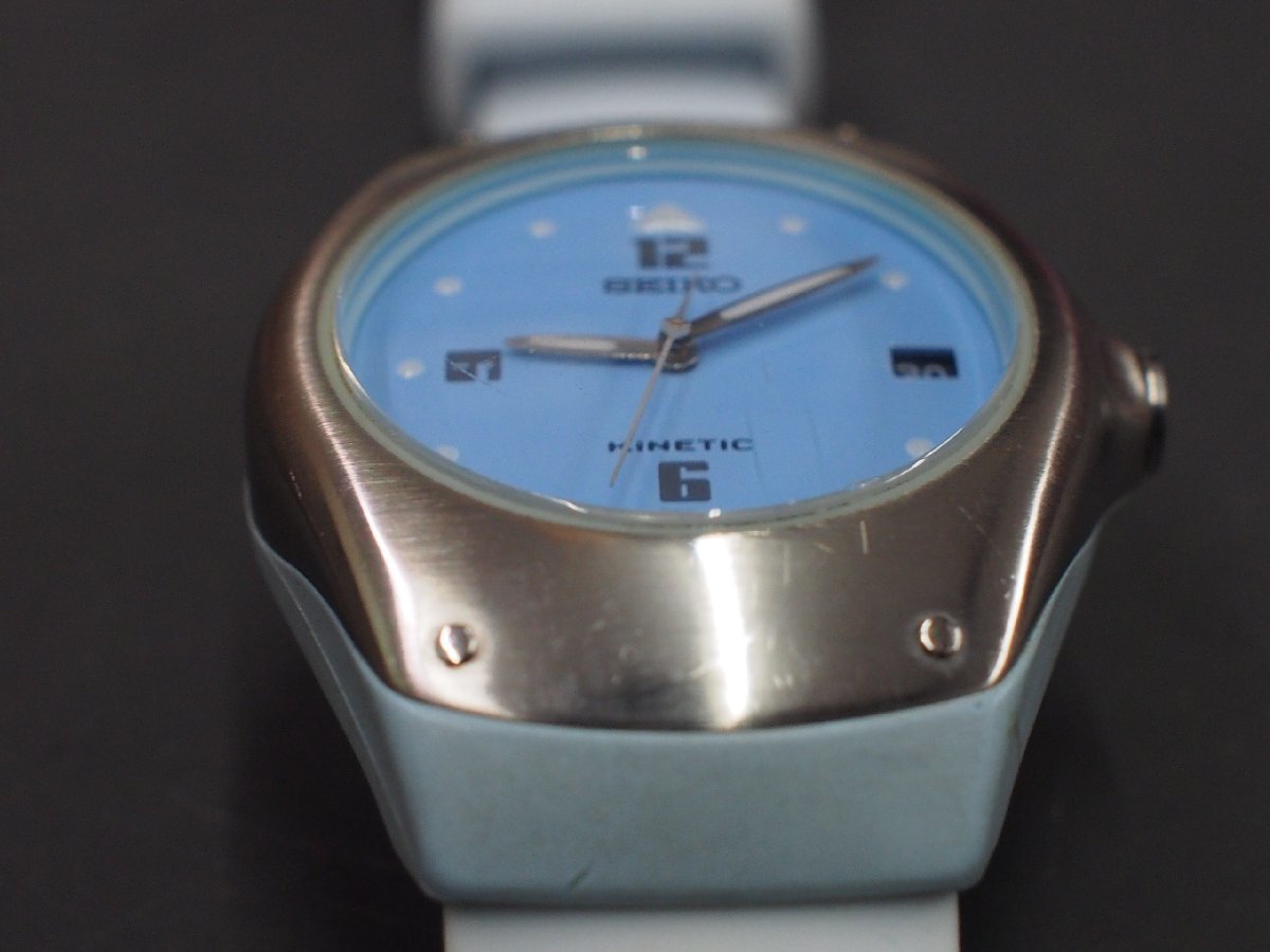 レア物 ヨルグイゼック セイコー キネティック アークチュラ SEIKO KINETIC デジタル クォーツ Quartz メンズ 腕時計 型式: 5M42-0H00_画像6