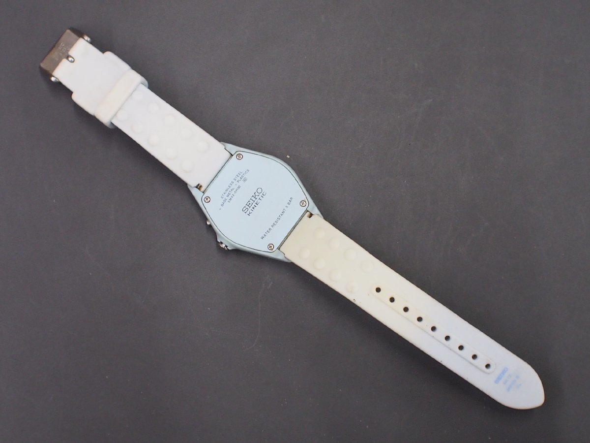 レア物 ヨルグイゼック セイコー キネティック アークチュラ SEIKO KINETIC デジタル クォーツ Quartz メンズ 腕時計 型式: 5M42-0H00_画像8