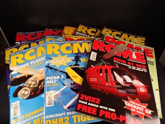 RCM&E magazine back number 12 pcs. set middle .. design map attached present condition * superior article!!
