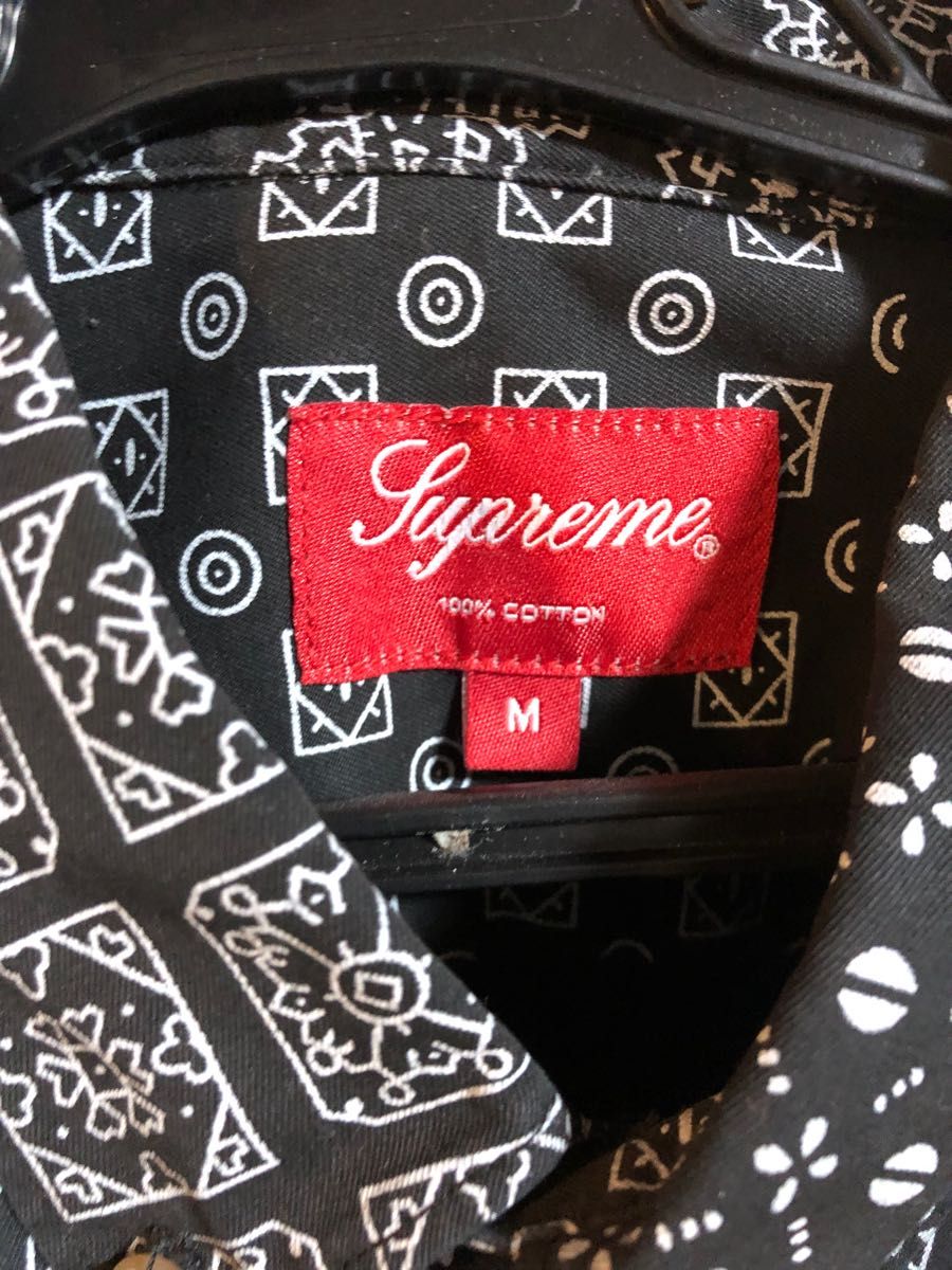 supreme、ペイズリー柄、ロングシャツ - メンズファッション