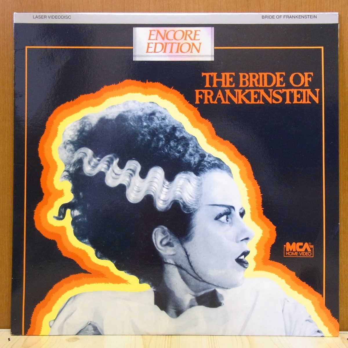  foreign record LD THE BRIDE OF FRANKENSTEIN movie English version laser disk control N2296