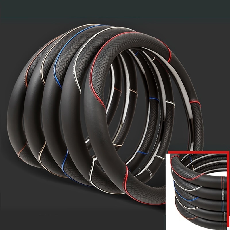 ハンドルカバー コペン LA400K ステアリングカバー ダイハツ 選べる5色 DERMAY typeI_画像1