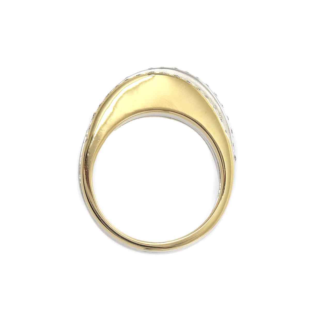 ポンテヴェキオ Ponte Vecchio 15号 リング ダイヤ 0.37ct K18 YG WG イエロー ホワイト ゴールド 750 指輪 Ring 90179941_画像4