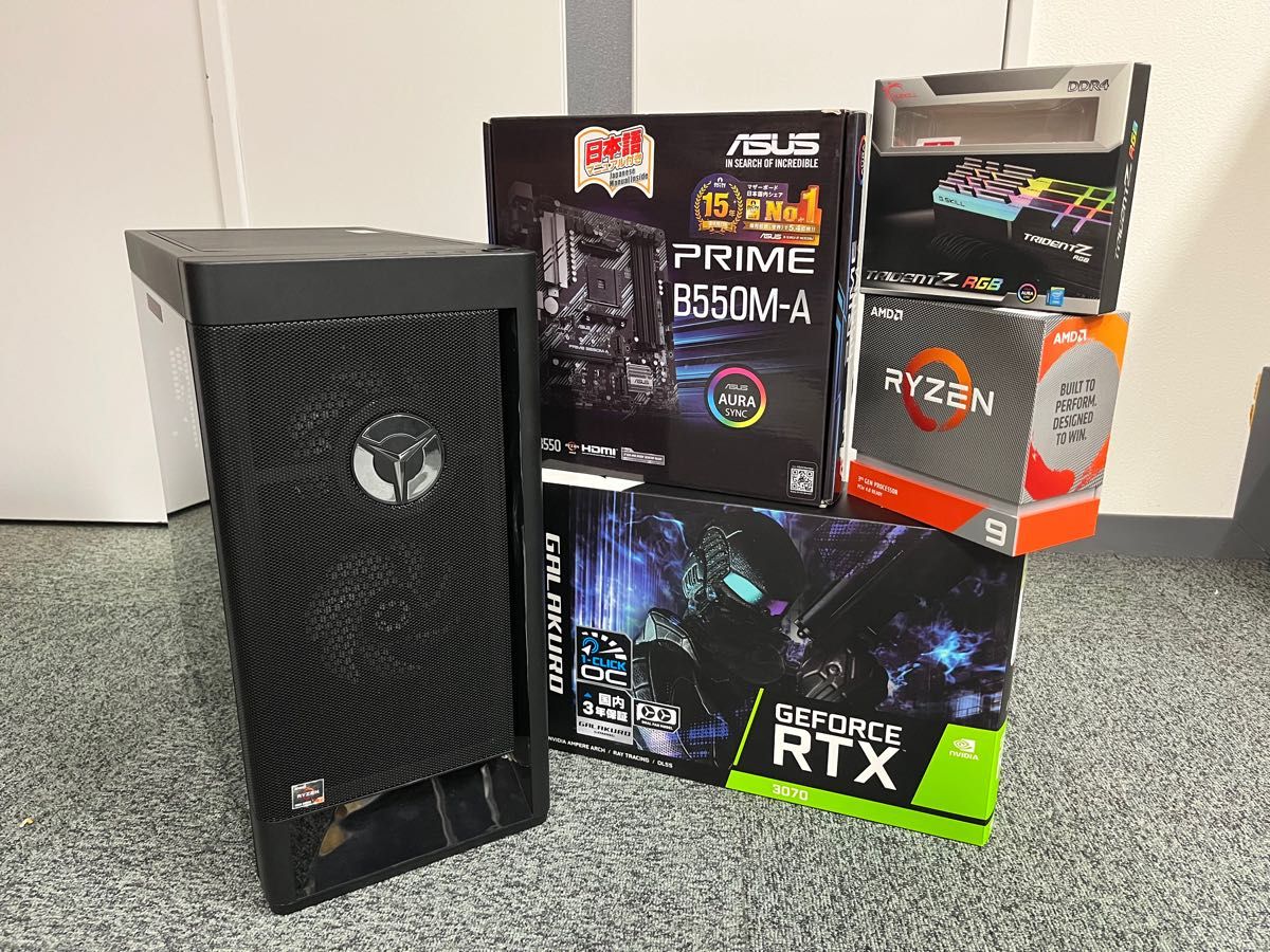 ゲーミングPC Ryzen9 5900X RTX3070 16G 512G Yahoo!フリマ（旧）-