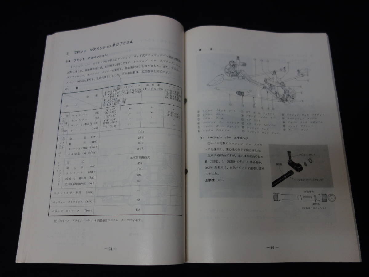 【昭和55年】日産 キャラバン / ホーミー E23型系車の紹介 サービス周報 / フルモデルチェンジ 新車発表時 / 本編_画像7