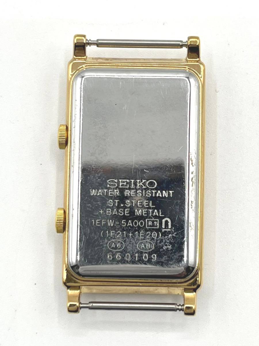 電池切れ】SEIKO セイコー 1EFW-5A00 ダブルフェイス ノイエ 電池切れ】SEIKO セイコー 1EFW-5A00 ダブルフェイス ノイエ