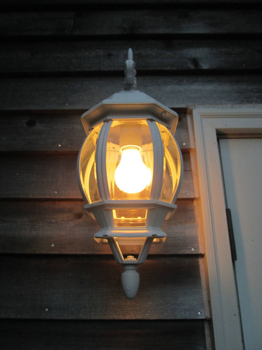 [ новый товар быстрое решение ] фонарь для крыльца * стрейч WH ( белый * нисходящий ) #IM-0032WD-WH дешевый выгодная покупка под старину импорт освещение вход магазин освещение 