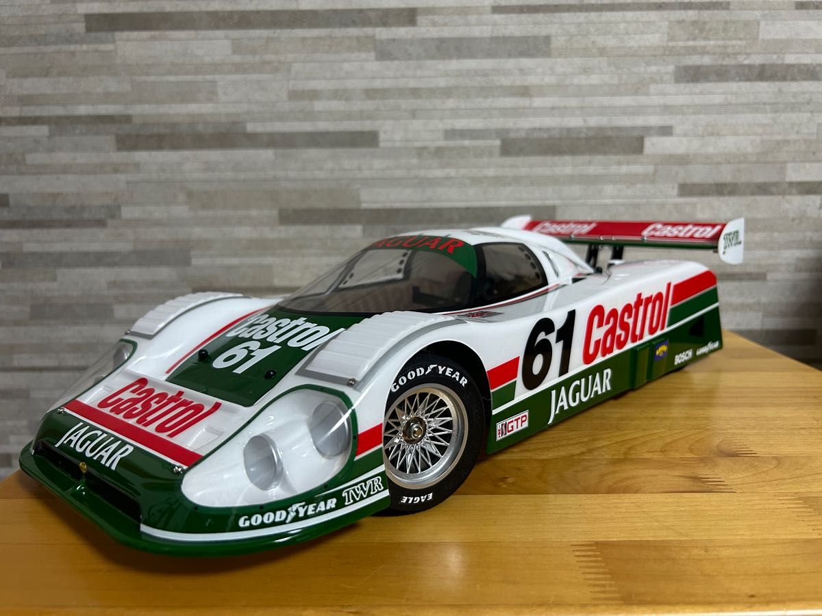 タミヤ ジャガー XJR-12 デイトナ仕様 ボディ + Cカーシャーシ タミヤ ジャガー XJR-12 デイトナ仕様 ボディ + Cカーシャーシ