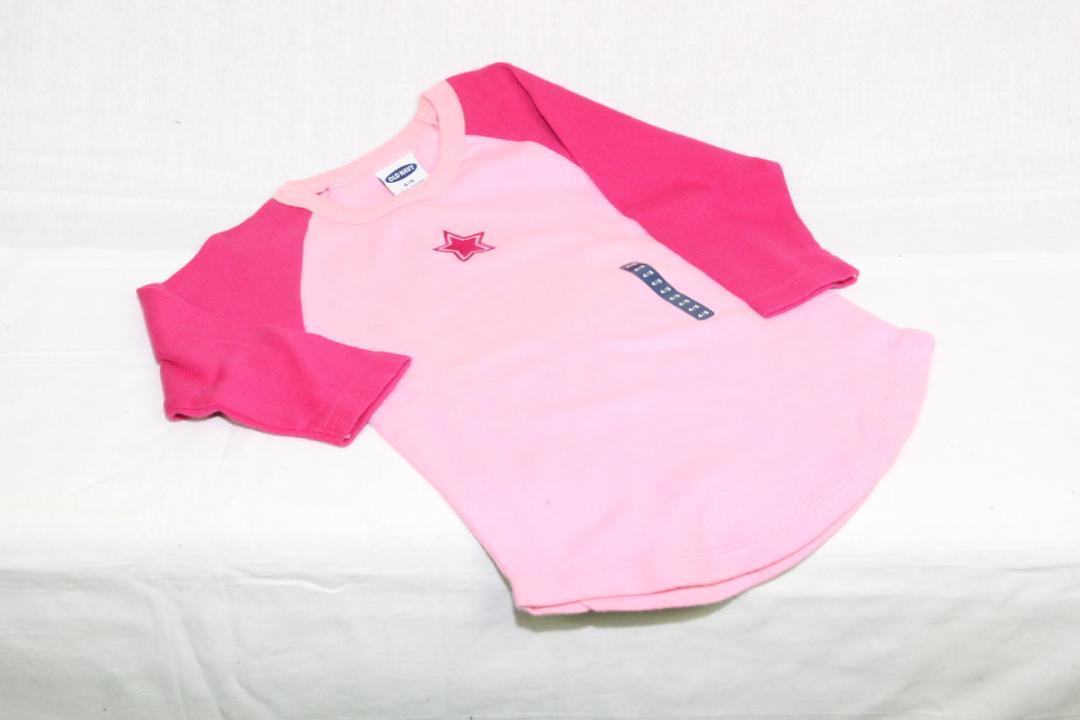 こども服 Tシャツ ロンTシャツ OLDNAVY ラグラン PINK 送料無料　新品 ヴィンテージ_画像4