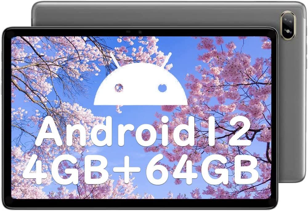 [2023年の最新作] Android 12 10.1インチ タブレット wi-fiモデル、 Air タブレット、1920*1200超高解像度、1TB TF拡張可能+4GB RAM+64GB
