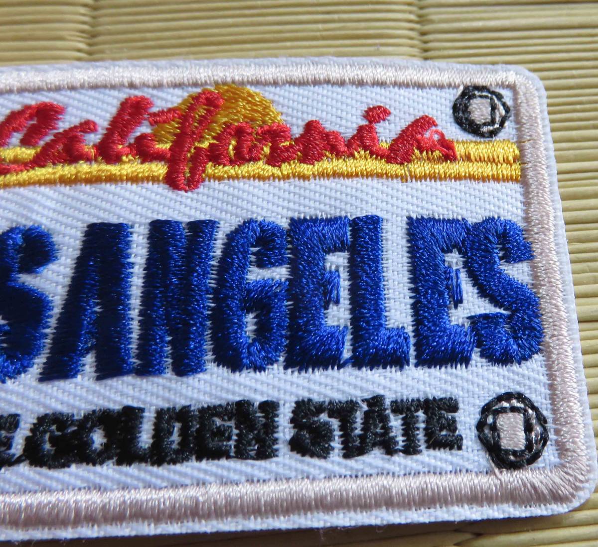  four angle * new goods Los Angeles Los Angeles America embroidery badge * automobile number plate # military US fashion # Western-style clothes * clothes * clothing DIY