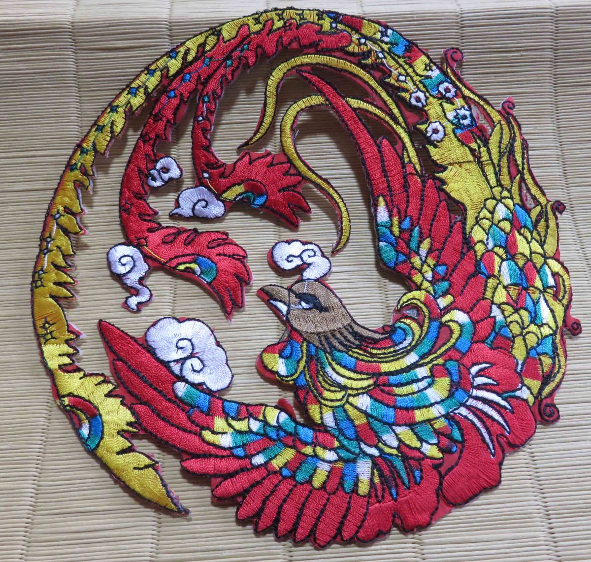 大型 色彩鳳凰 羽円型 激渋 鳳凰『匠豪華』レトロデザイン 大型 色彩鳳凰 羽円型 激渋 鳳凰『匠豪華』レトロデザイン