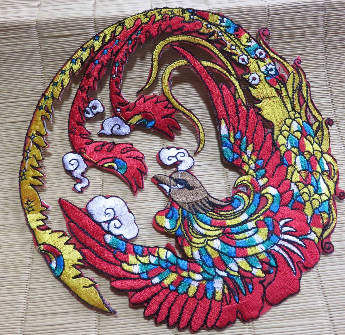 大型 色彩鳳凰 羽円型 激渋 鳳凰『匠豪華』レトロデザイン 大型 色彩鳳凰 羽円型 激渋 鳳凰『匠豪華』レトロデザイン