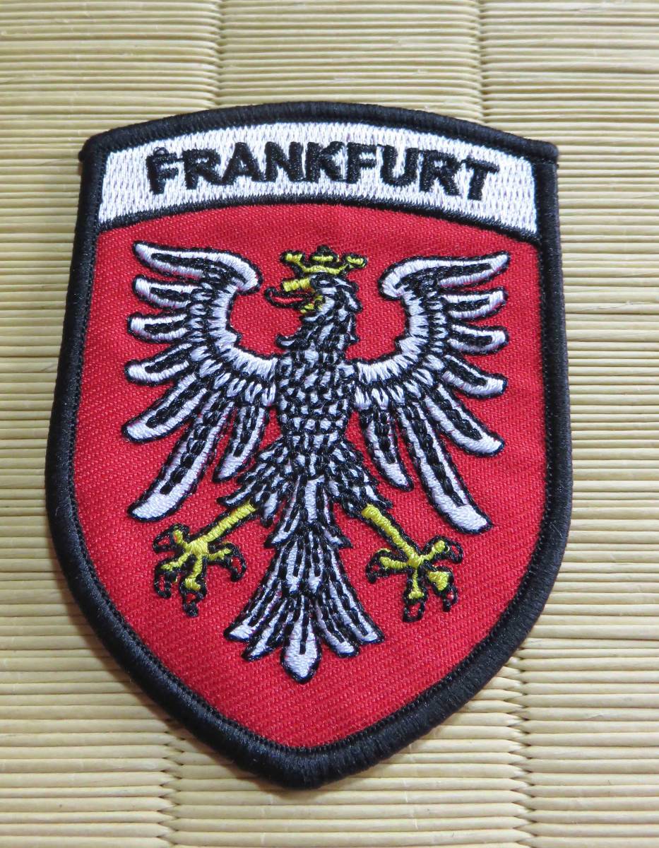 赤白 FK州旗柄 新品 フランクフルト Frankfurt ドイツ 白鳥 赤白 FK州旗柄 新品 フランクフルト Frankfurt ドイツ 白鳥