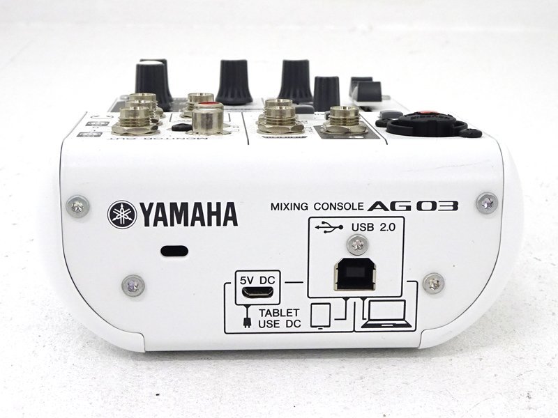 ★中古★YAMAHA（ヤマハ）AG03 ウェブキャスティングミキサー MIXING CONSOLE（3チャンネル/音楽制作）★【MU477】