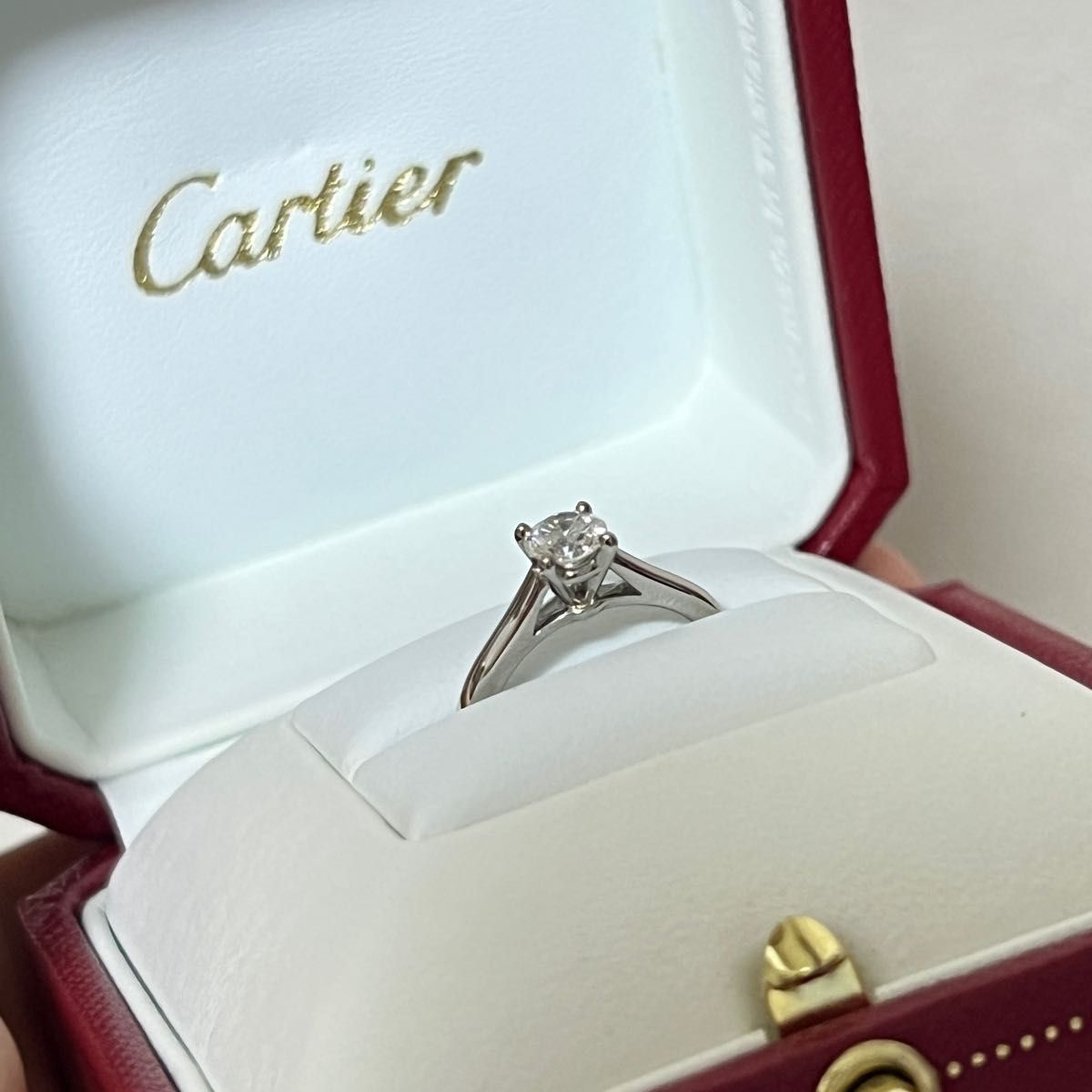 カルティエ ソリテール1895 リング エンゲージ 婚約指輪 Cartier カルティエ ソリテール1895 リング エンゲージ 婚約指輪 Cartier