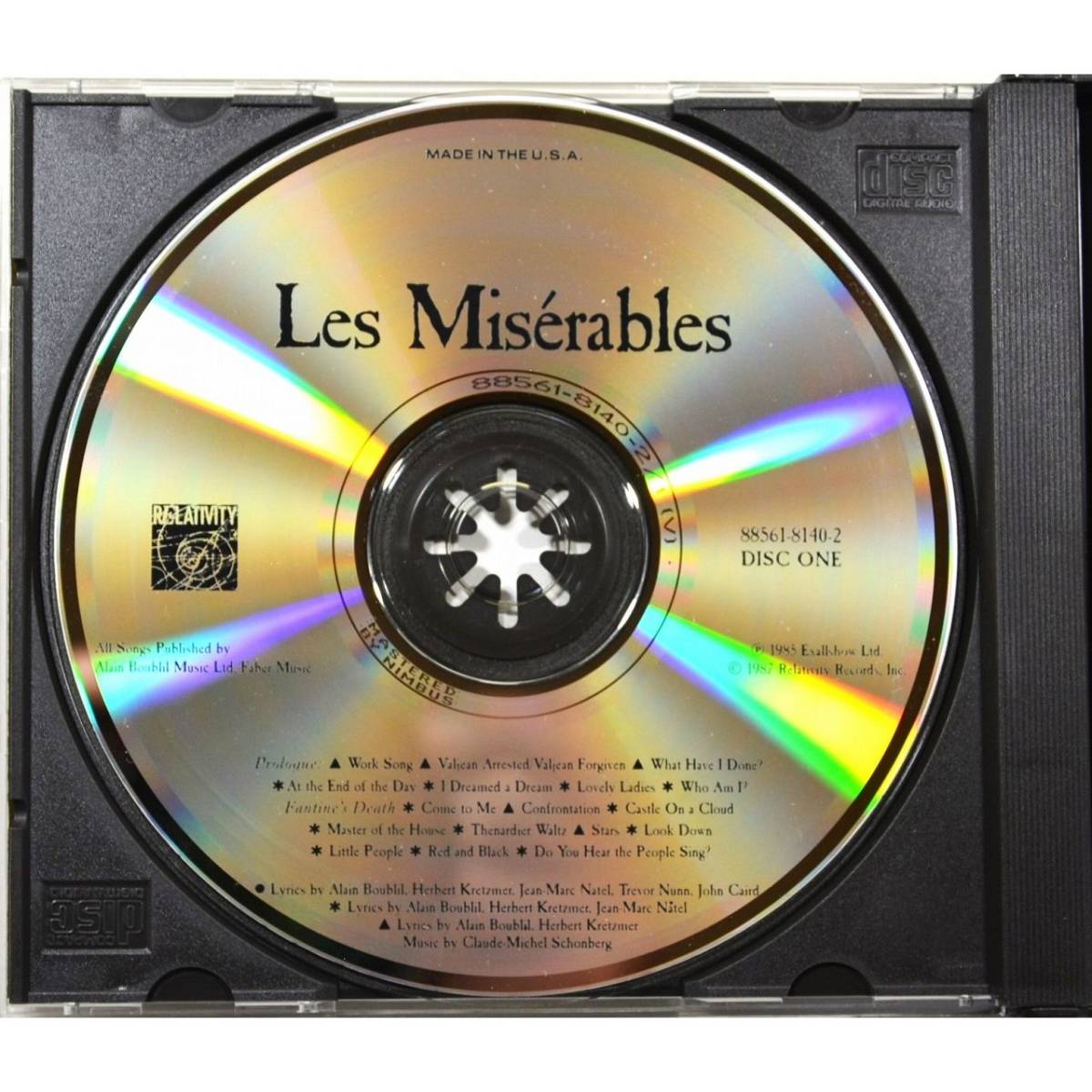 【2CD】レ・ミゼラブル オリジナル・ロンドン・キャスト盤 ◇ Les Miserables Original London Cast Recording ◇ _画像2